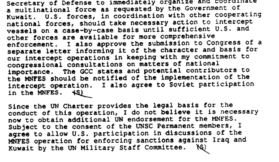 warning, invaded and occupied the State of Kuwait. thereby placing these vital