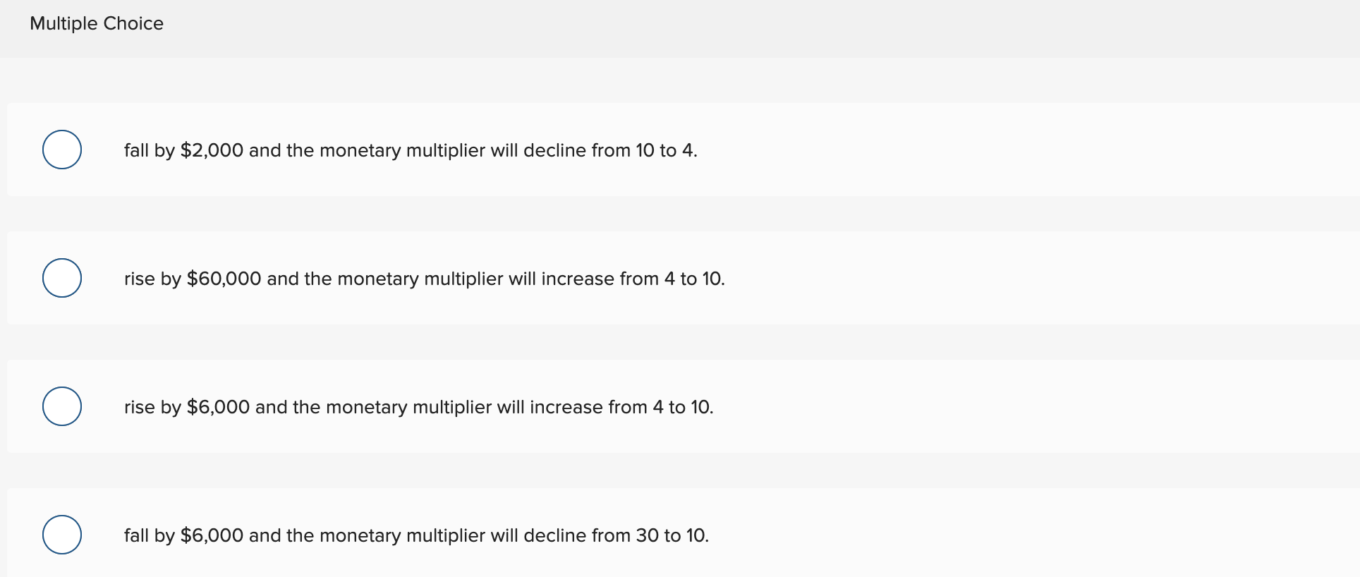 (2) (3) Desired Reserve ration, Demand deposits Actual Cash reserves percent 10