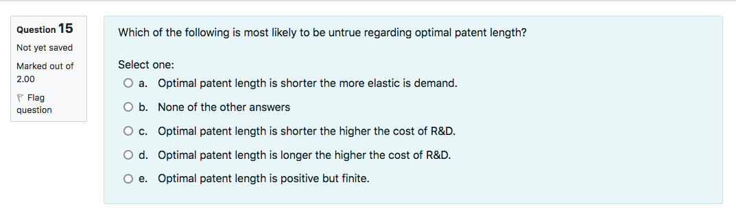 Que-\"i\" 8 For a market with two firms competing through strategic choice