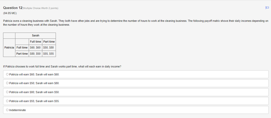 The firm is producing 30 million sprockets. Which of the following statements