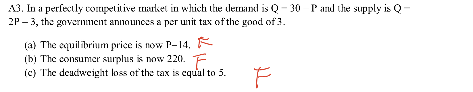 I'd like to know why all answer is FALSE.Can you give a