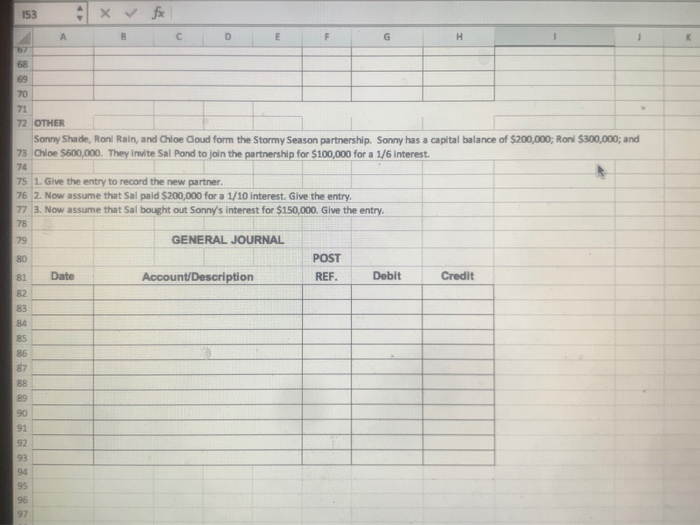 E F G Exercise F Gordon Company issued 10,000 shares of common