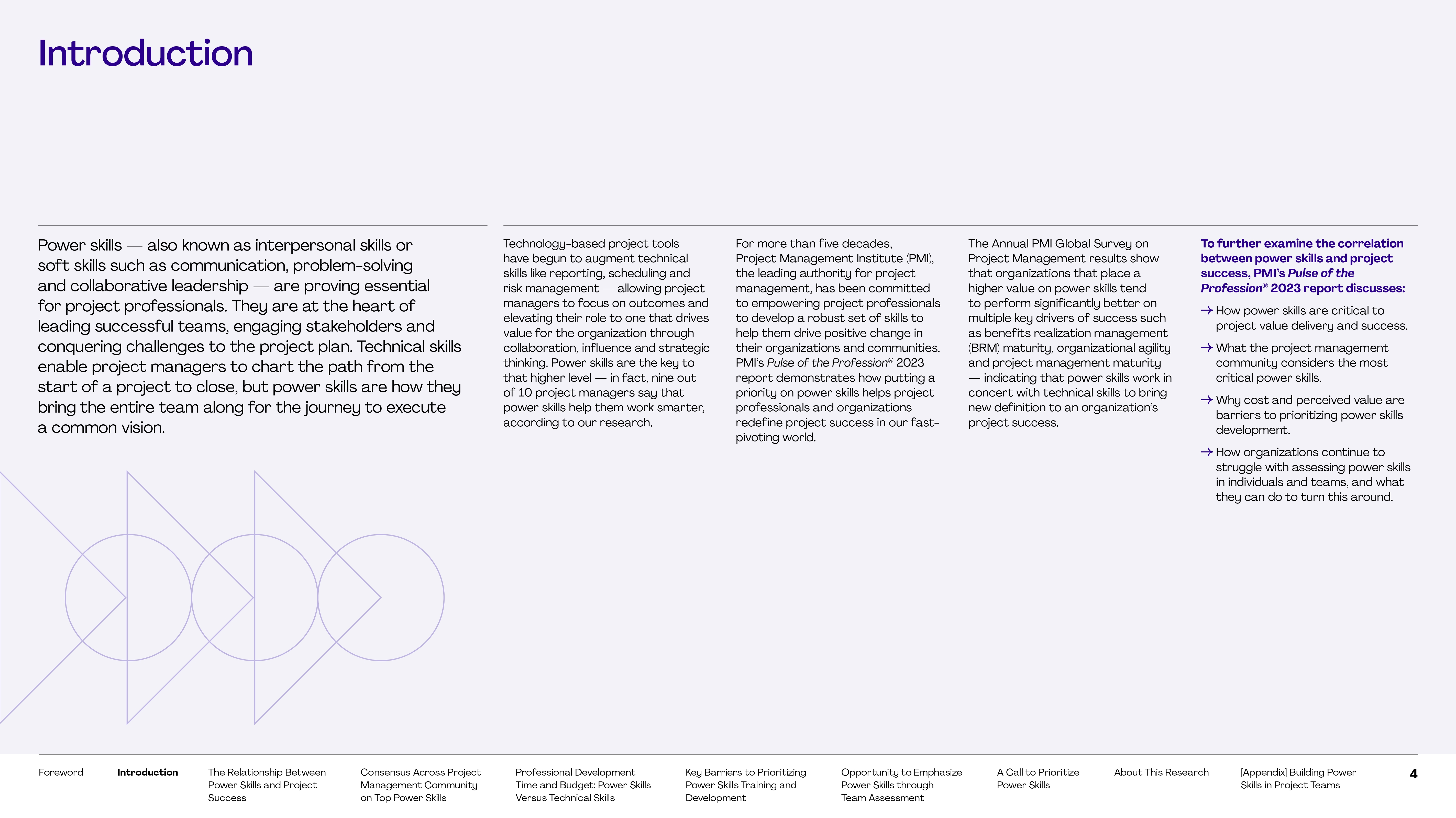 a life-long learner. Using the attached 2023 PMI Pulse of the Profession