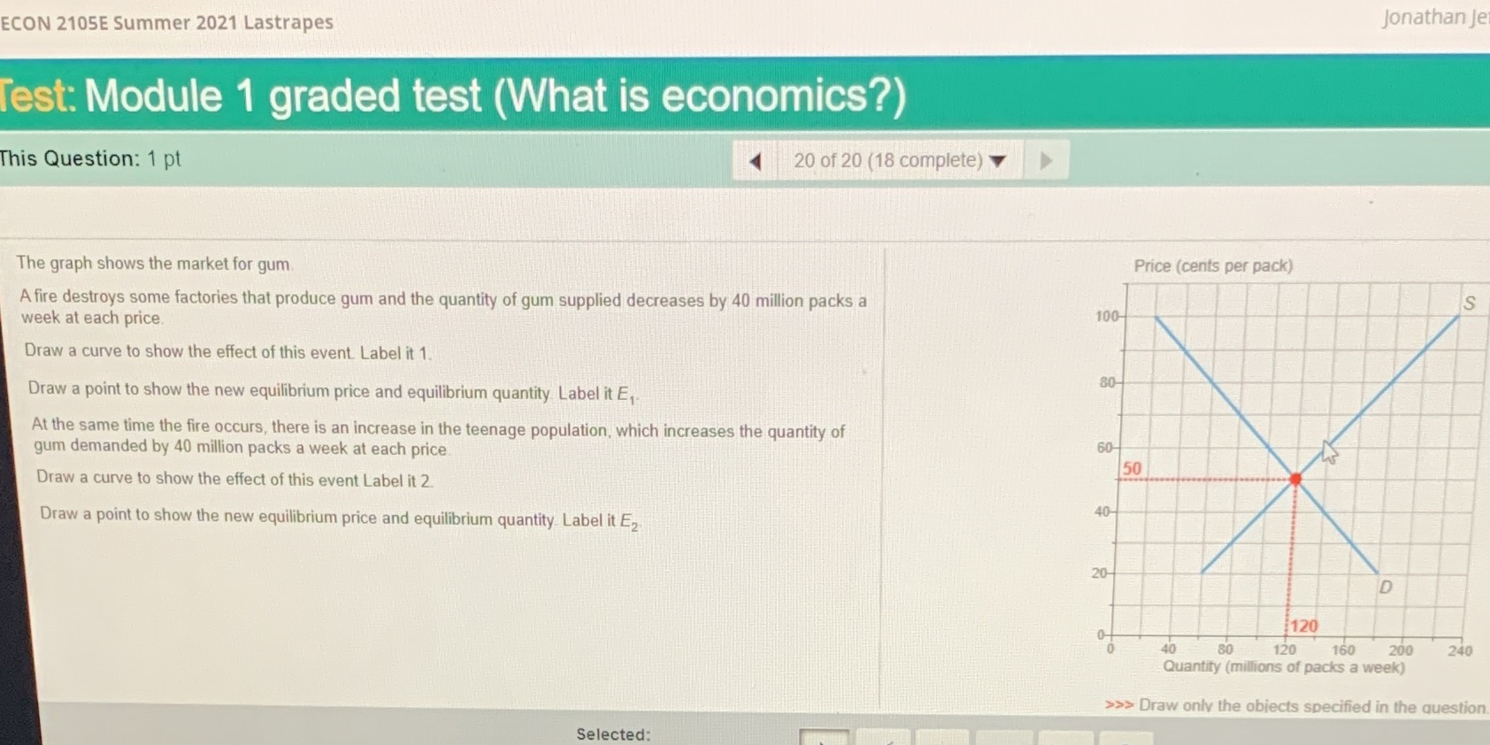  Jonathan Je ECON 2105E Summer 2021 Lastrapes Test: Module 1 graded