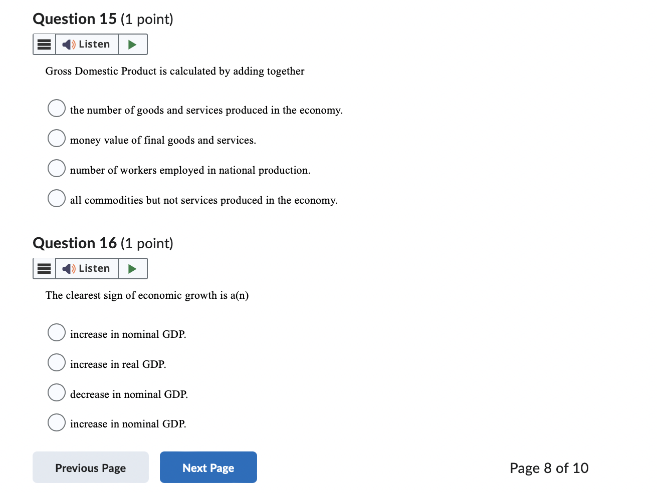 is the best measure of national well being. 0 Yes, provided we