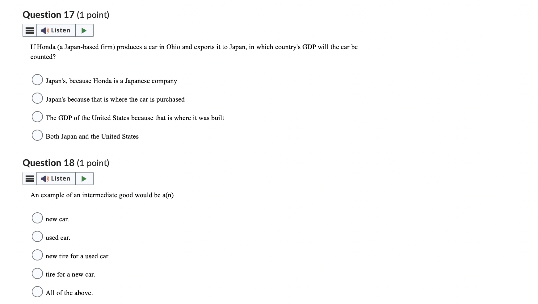use real GDP and not nominal GDP. 0 The answer is uncertain,