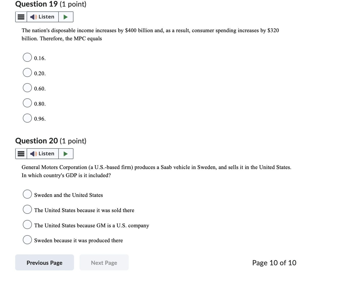 depending on whether GDP is rising or falling. @ No, it is