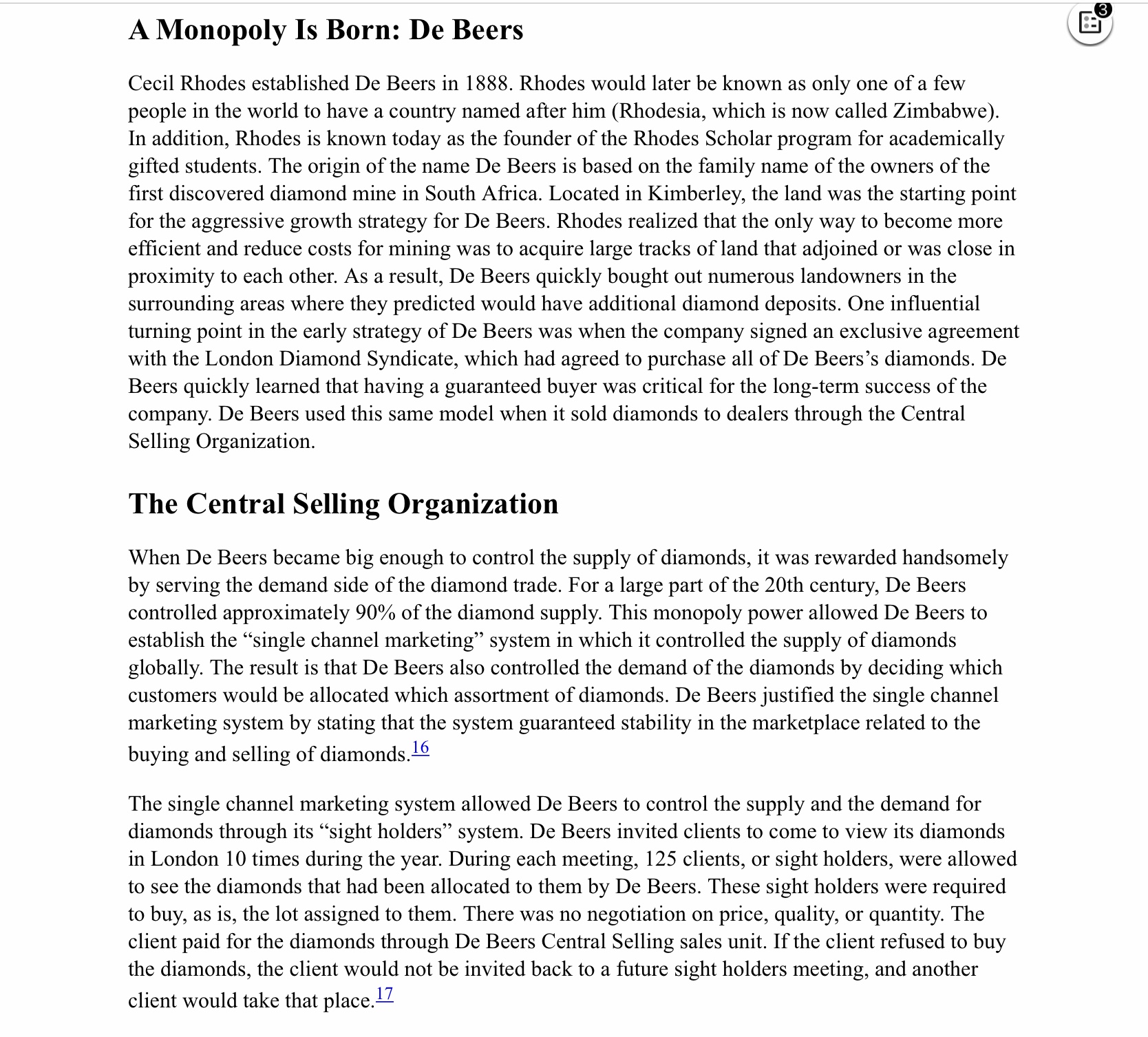 De Beers convincing women that the only type of engagement ring that