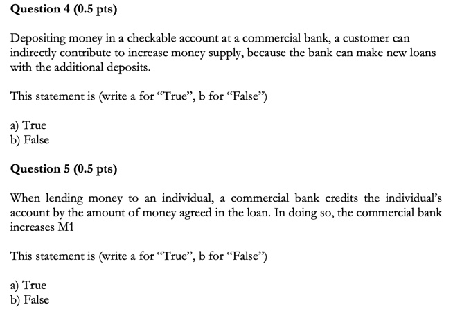 Column B Column A Column B 1) Excess Reserves (A) The ease