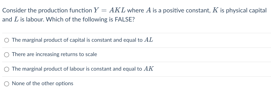 short run and long run O A negative effect on output in