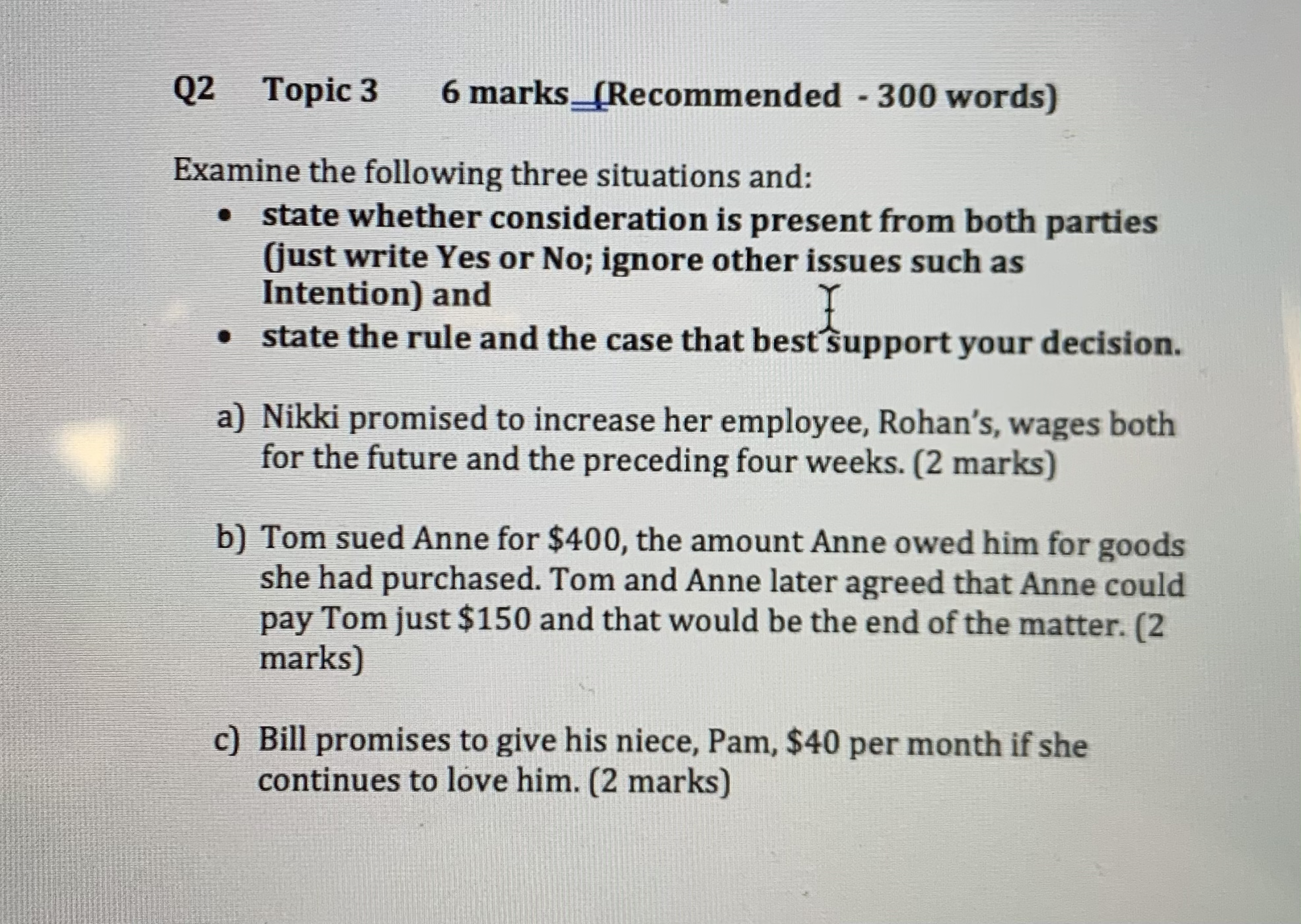 Please answer these question by photos ( do not typing down below).