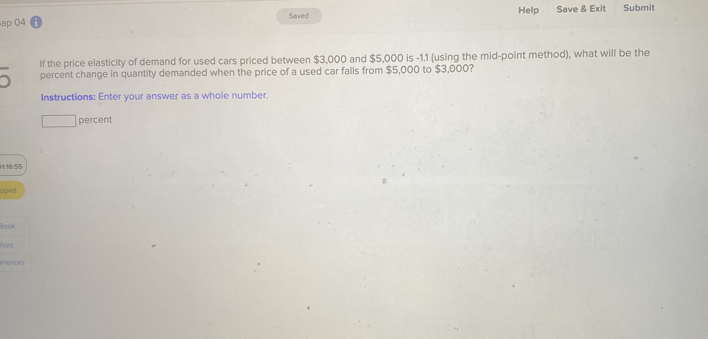  ap 04 i Saved Help Save & Exit Submit If the