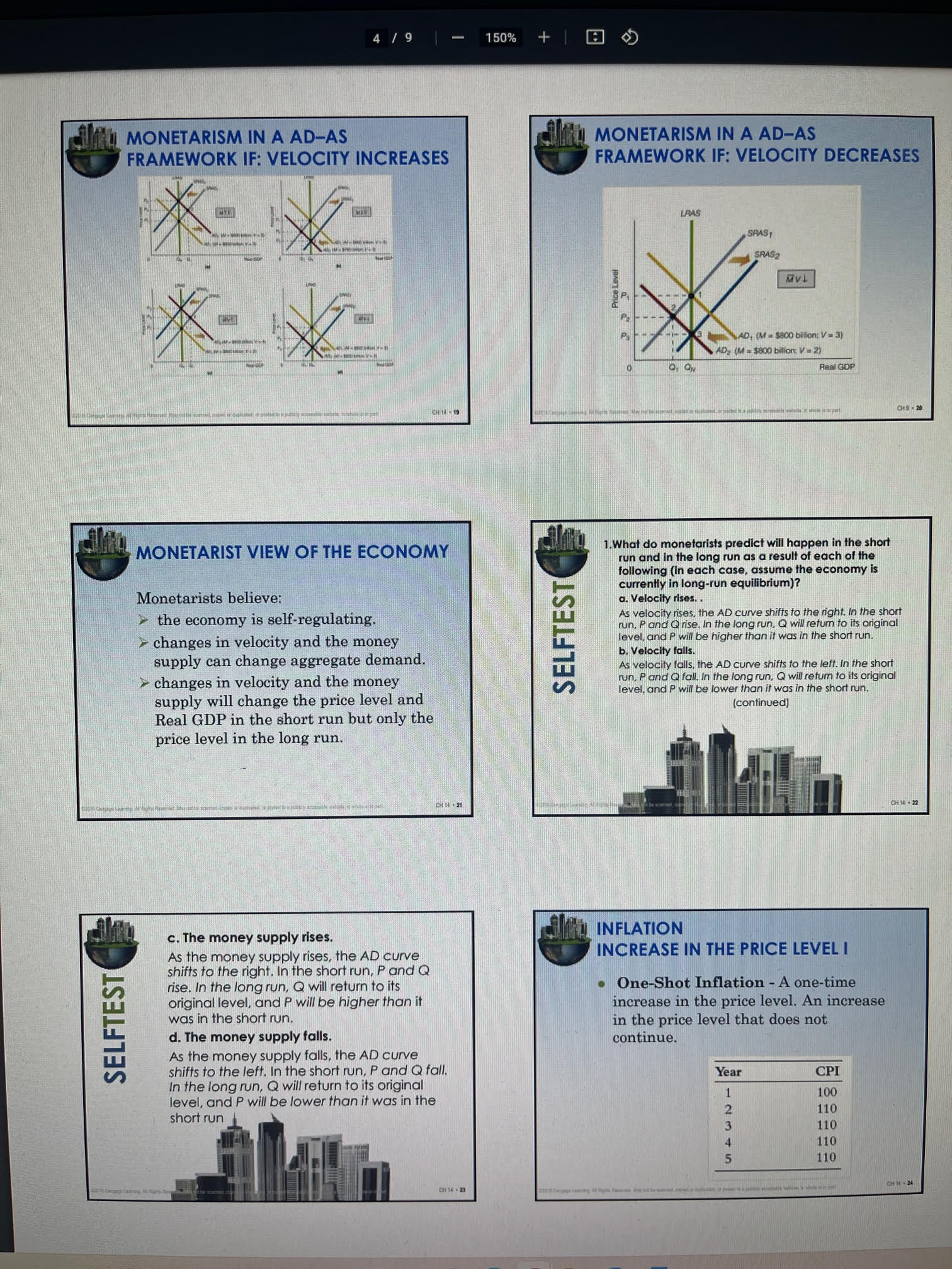 2. What is the Equation of Exchange presented in the form of