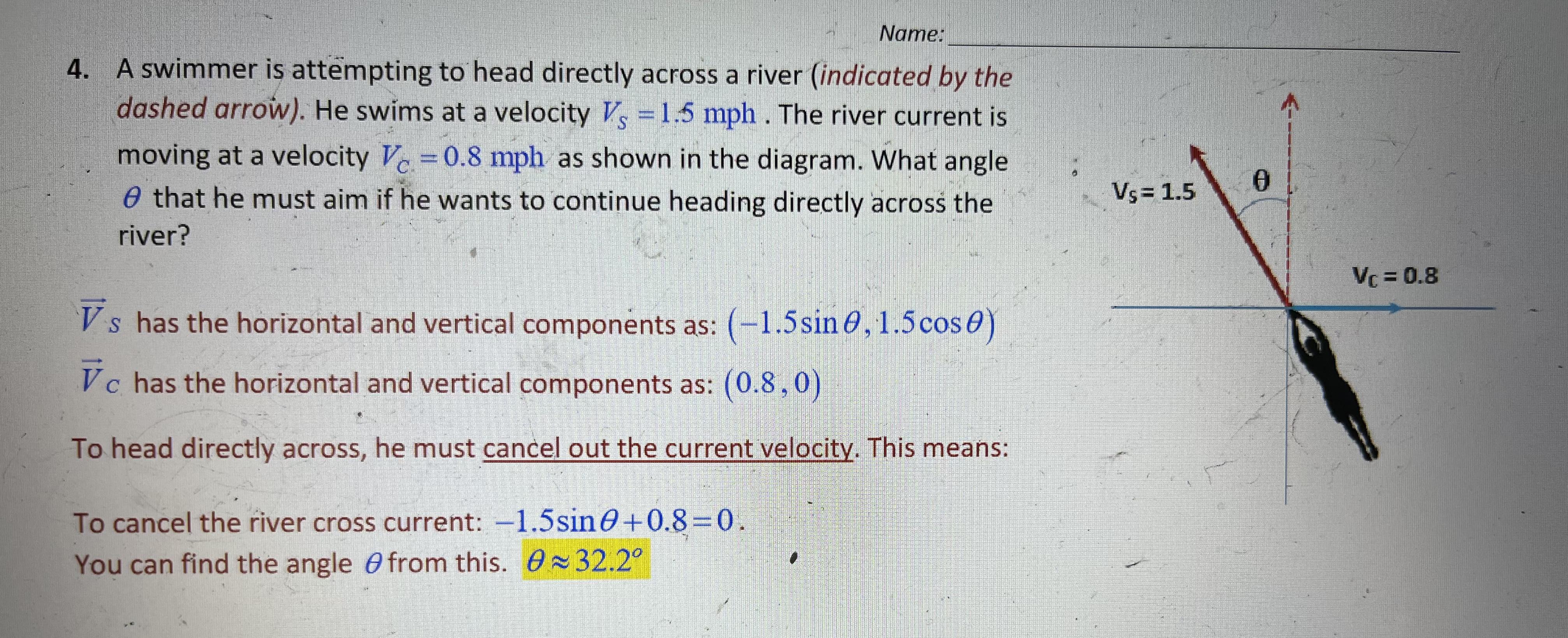 there is no correction made to the rudder, based on your torque