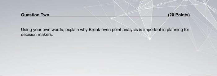 bicycles. The shop's annual fixed costs are $119,000. The unit sale price