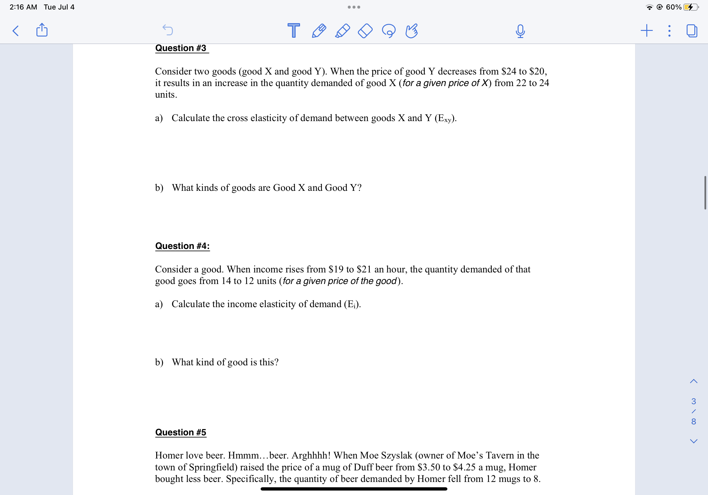 (Justify your answer) 1- Equation one (1) is 2- Equation (2) is