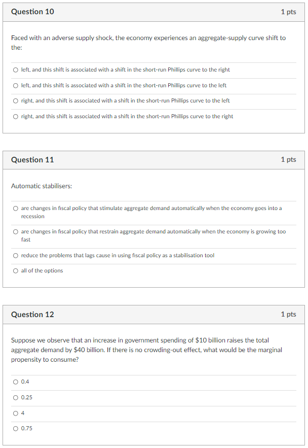 Can you please help me answer these multiple choice: Question 10 Faced