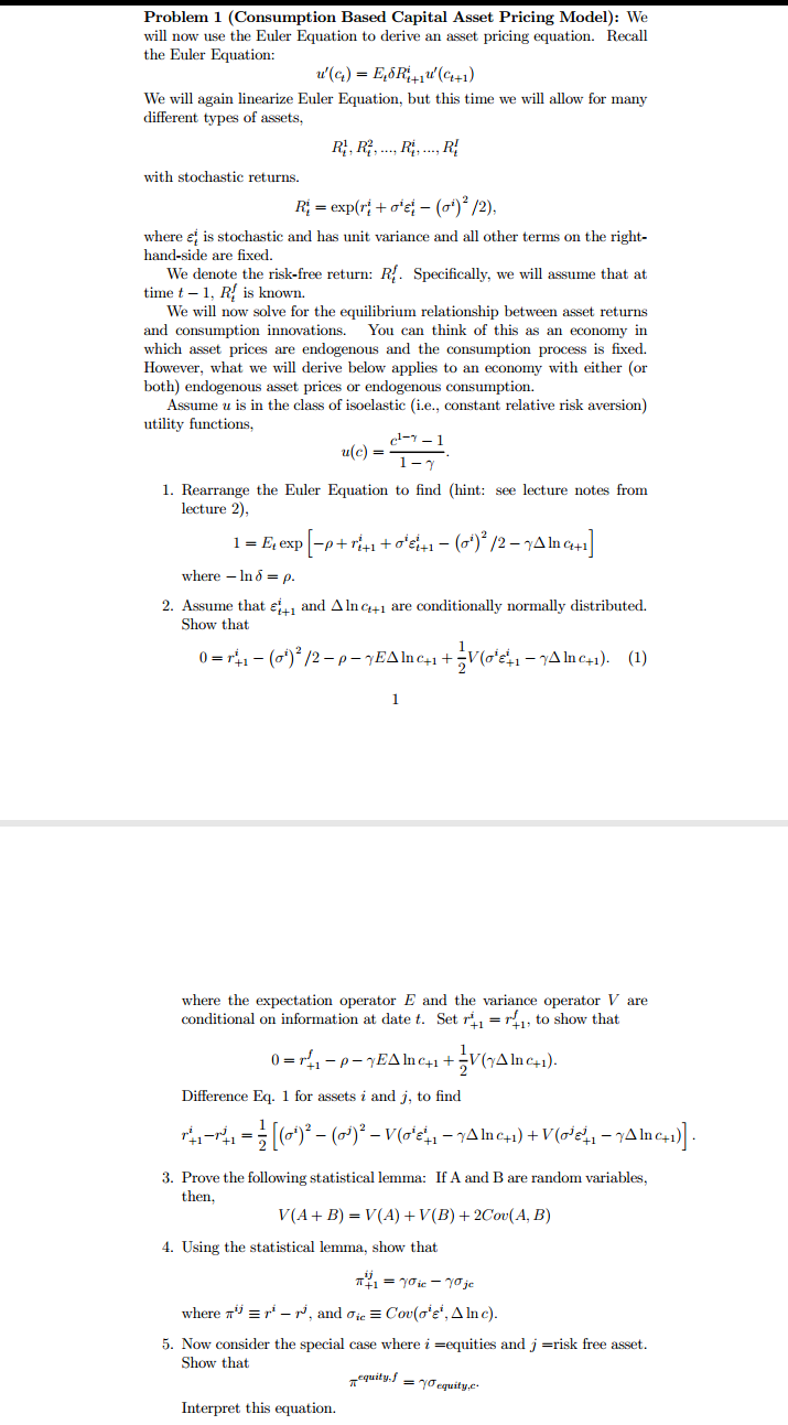 v(ko) = sup > B'In(k; - kil) subject to the constraint KHI