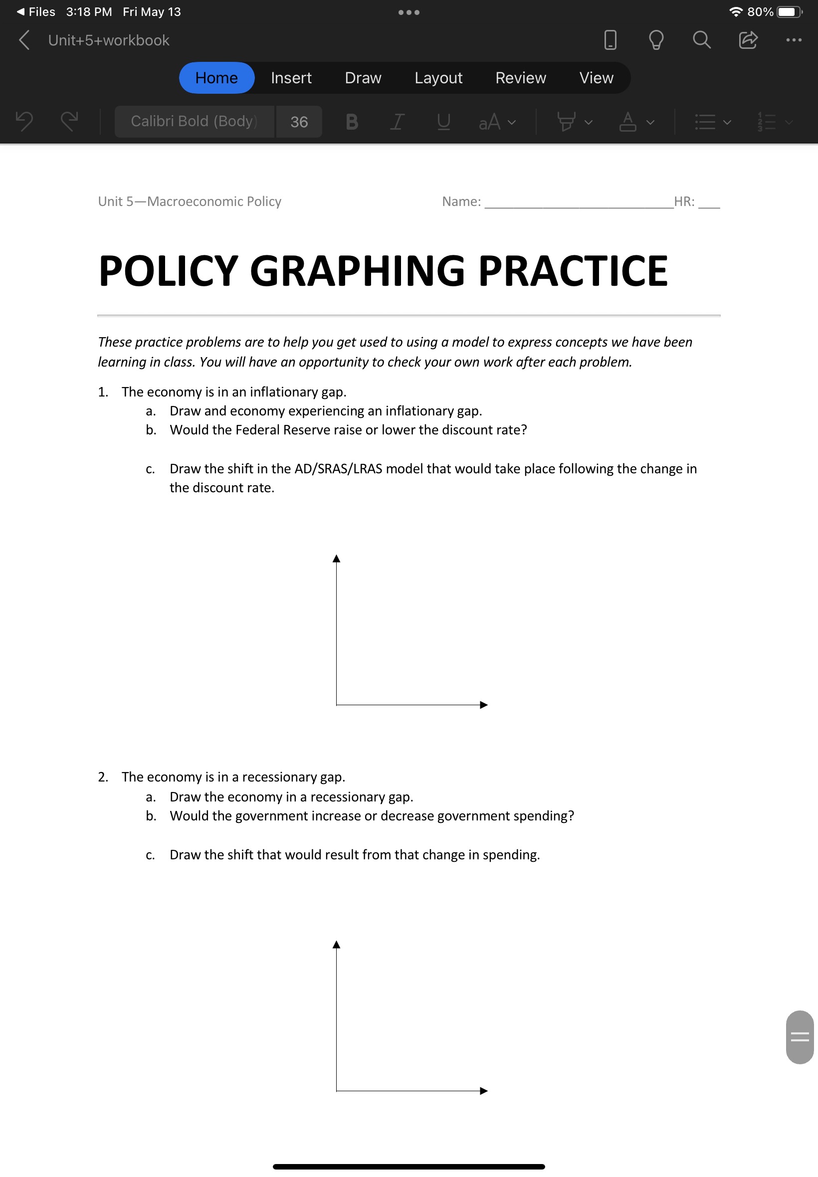 5'4"r $ r; i iiii Borrowers Complete the "The Fed and Banking\"