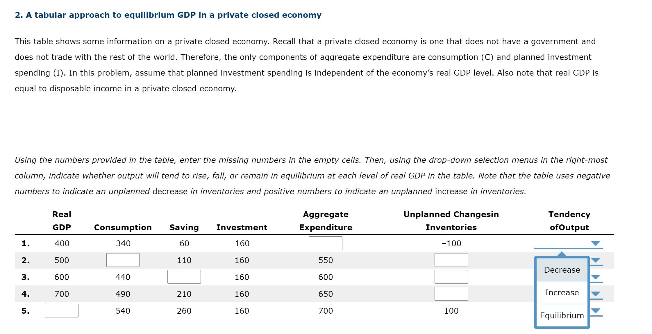the question via image. Also for the tendency of output the answer