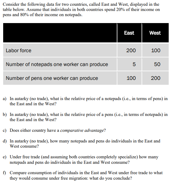please answer parts d, e, fI will upvote the correct answer! Consider