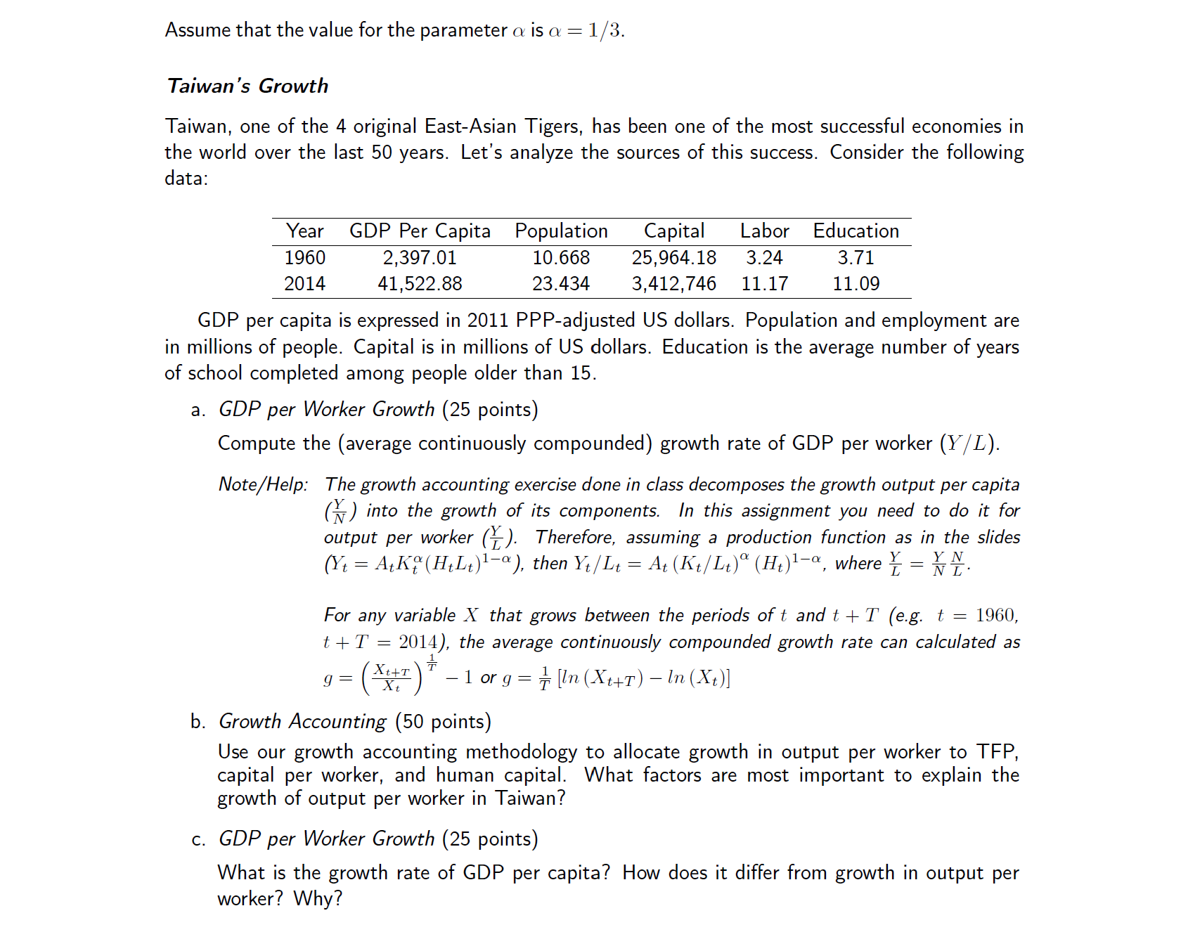  Assume that the value for the parameter a is a =