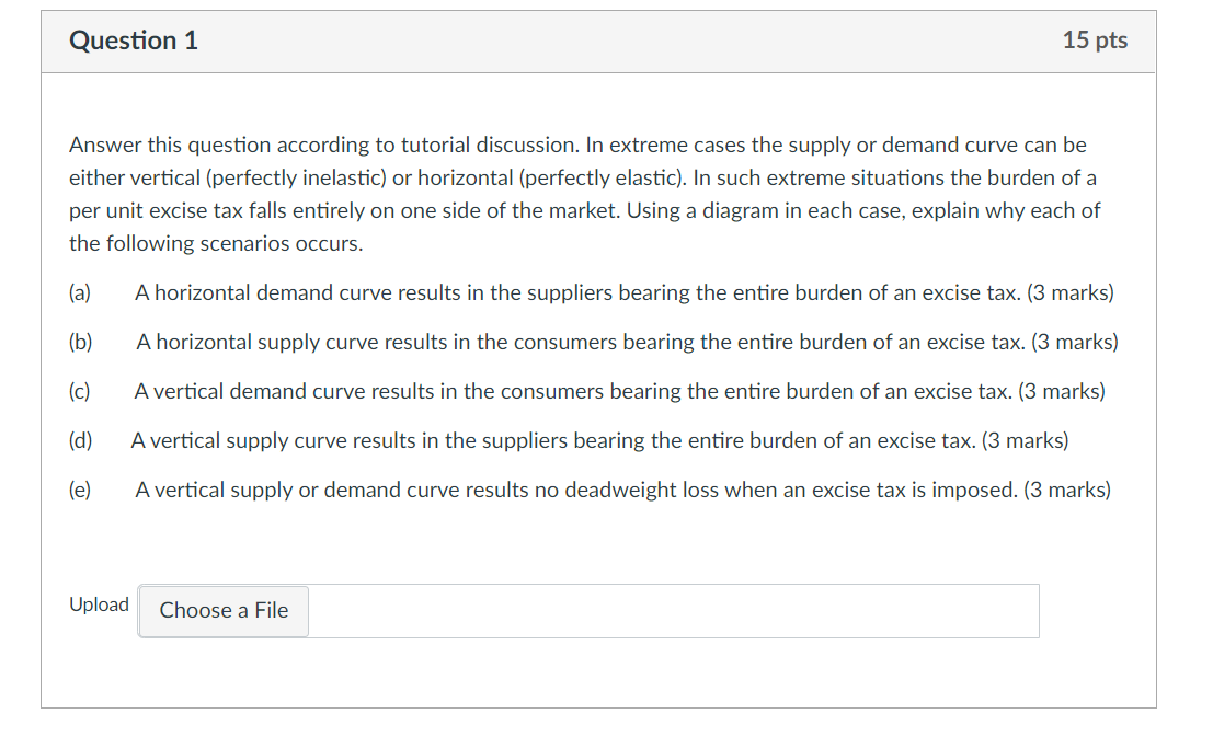  Question 1 15 pts Answer this question according to tutorial discussion.