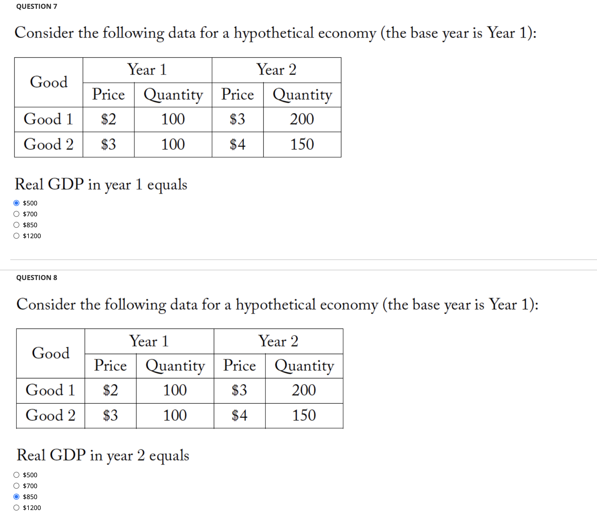 Macroeconomic help. please show work so i can see how to do