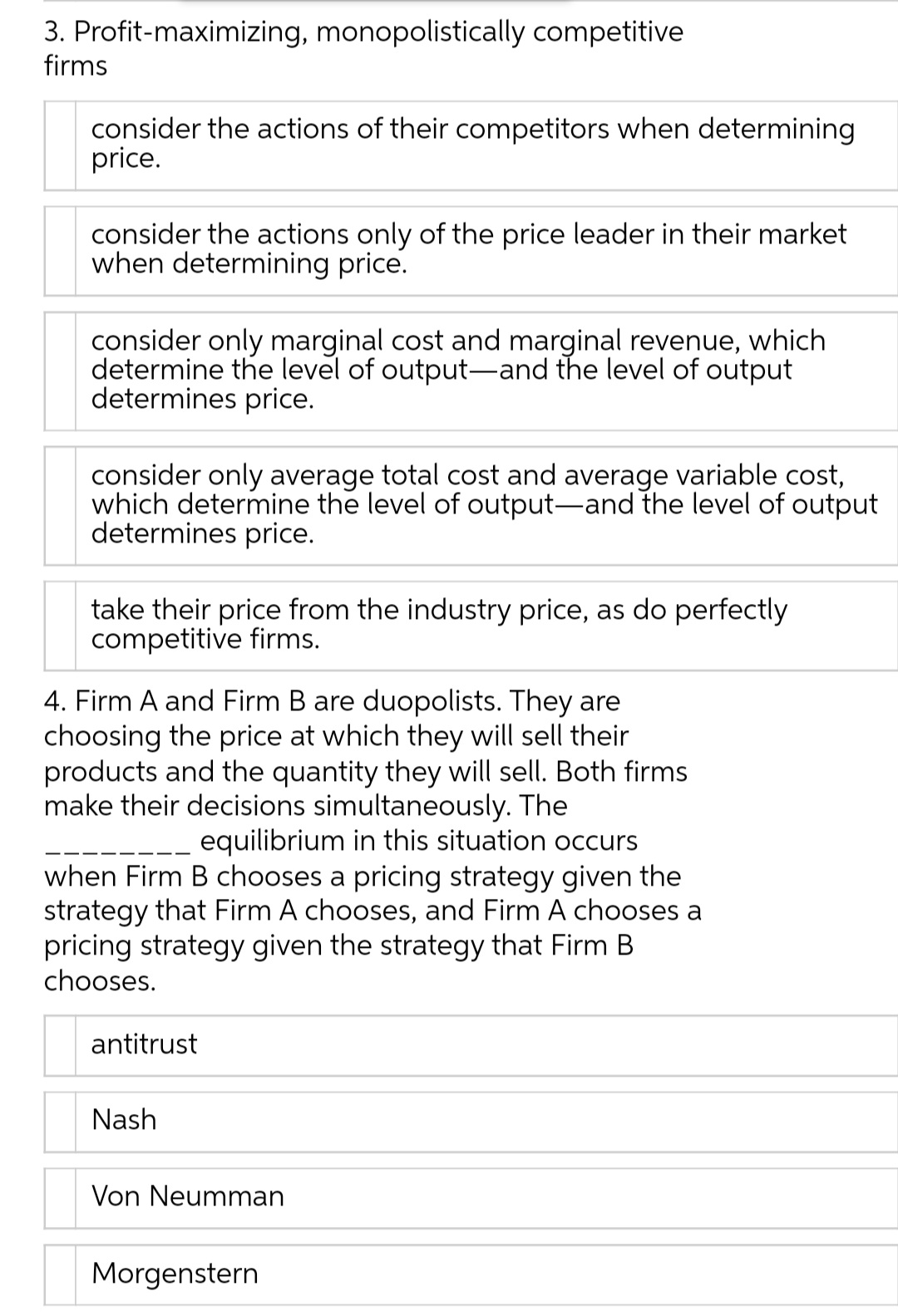 several rounds of a prisoner's dilemma where their choices are to \"cooperate\"