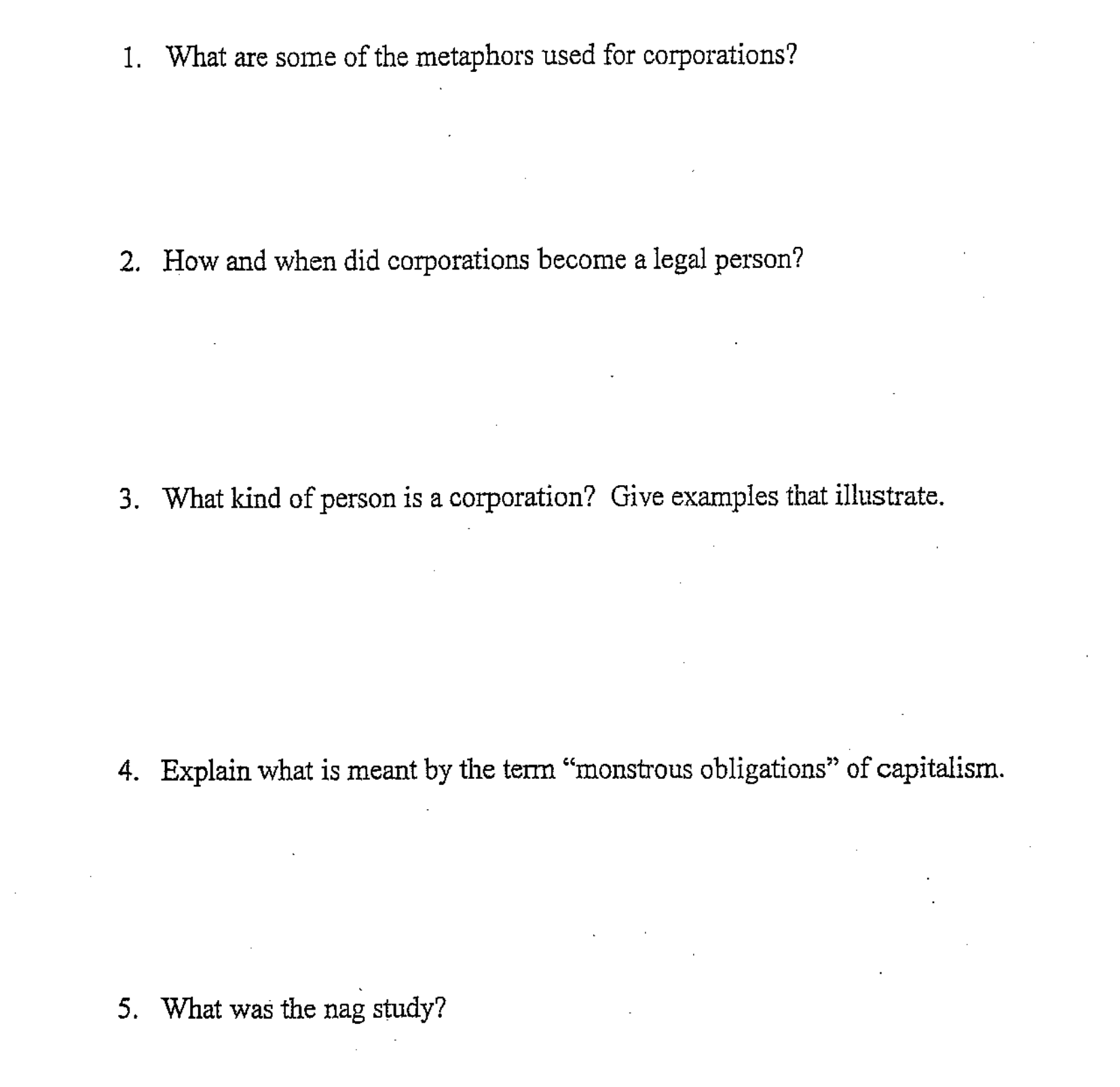 Watch this and answer the following questions.https://youtu.be/zpQYsk-8dWg 1. What are some of