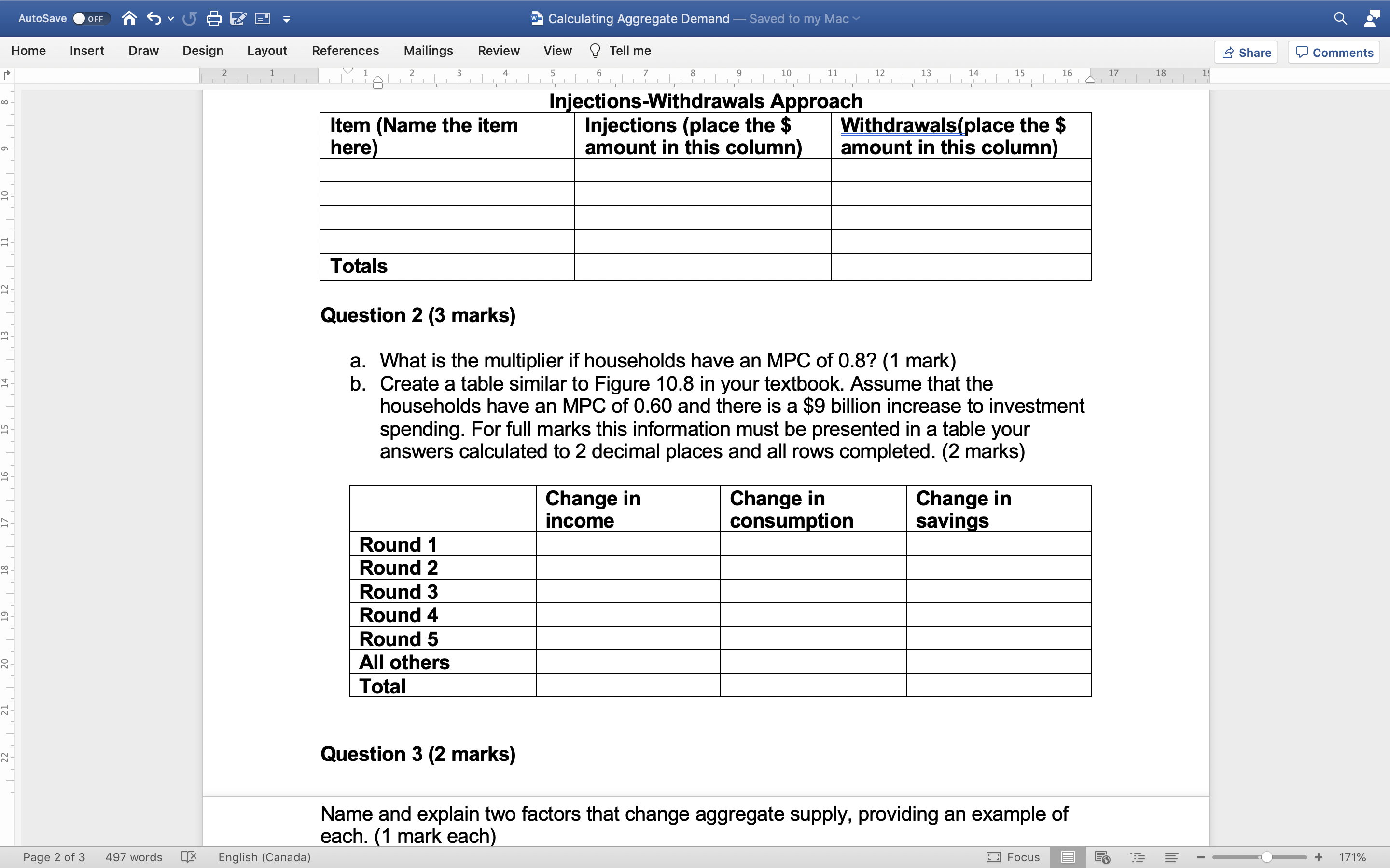 3 "I have uploaded pictures for question already answered table"a.Calculate AE given