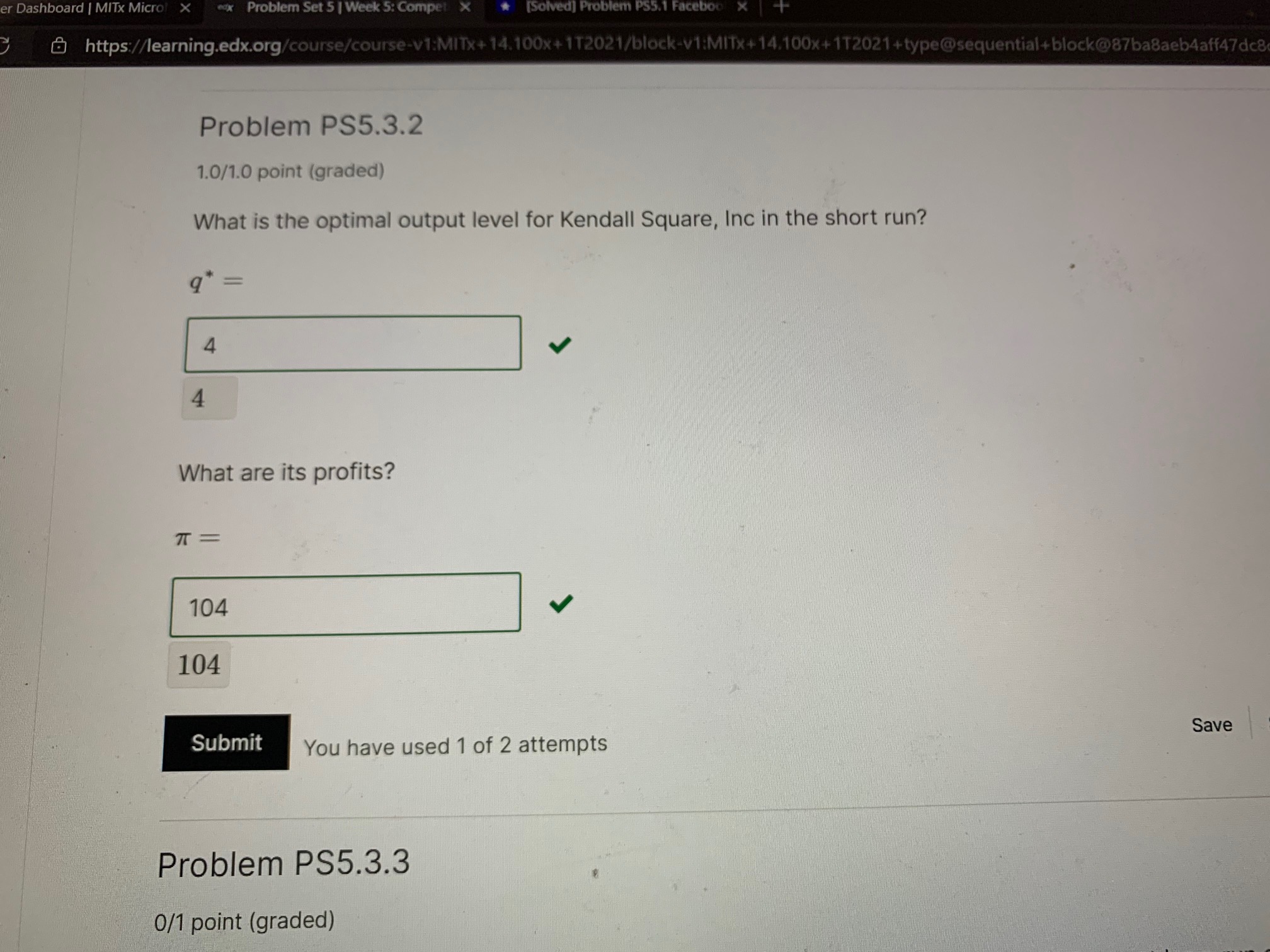 would greatly appreciate your help. /learning. Problem PS5.3.1 0/1 point (graded) Kendall