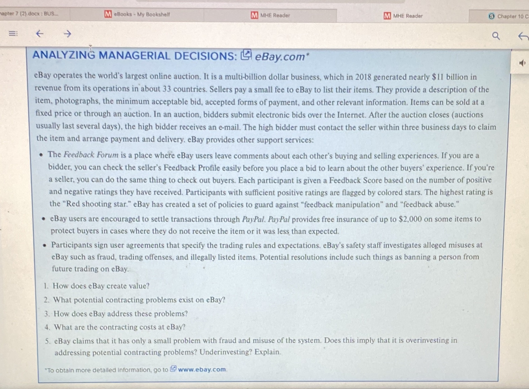  apter 7 (2).docx : BUS M eBooks - My Bookshelf M