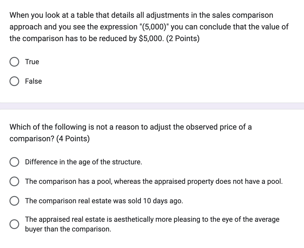 seen as the objectively true market value of the real estate property.