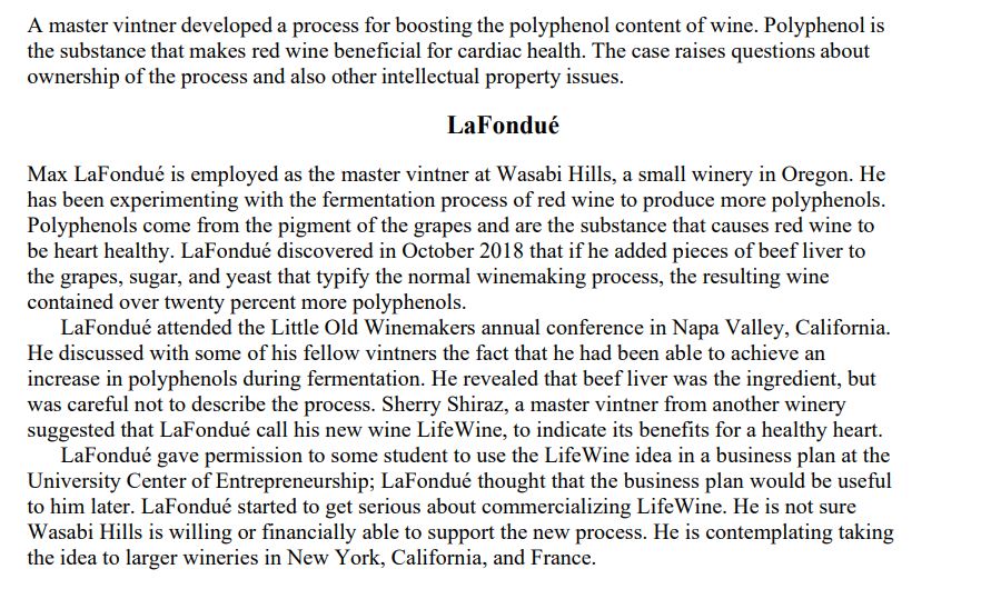 A master vintner developed a process for boosting the polyphenol content