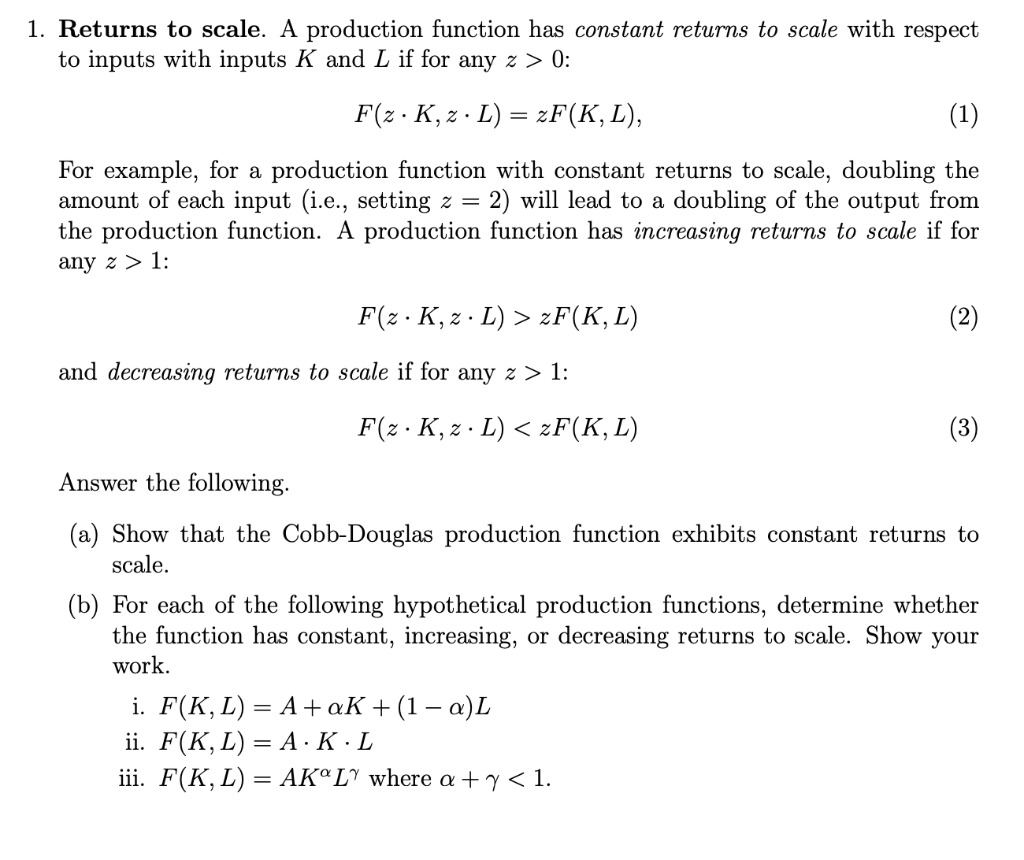 the denition of total revenue as TR = PQ. b. Check the