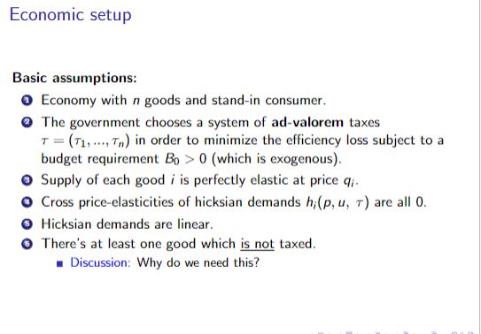 derived the 'general version' of the Ramsey Rule for optimal taxation. there