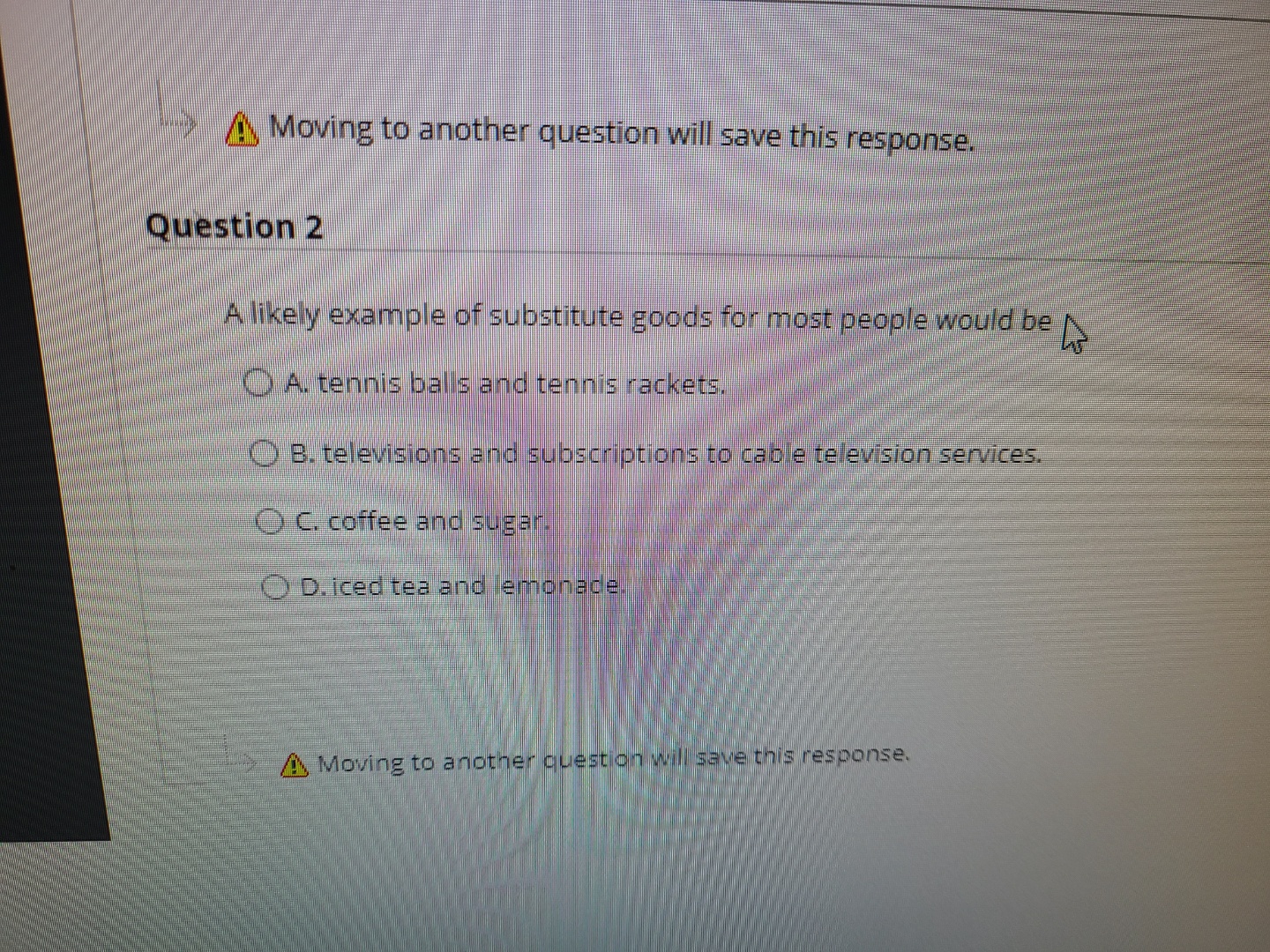 balls and basketballs. Click Submit to complete this assessment.Test Information Question Completion