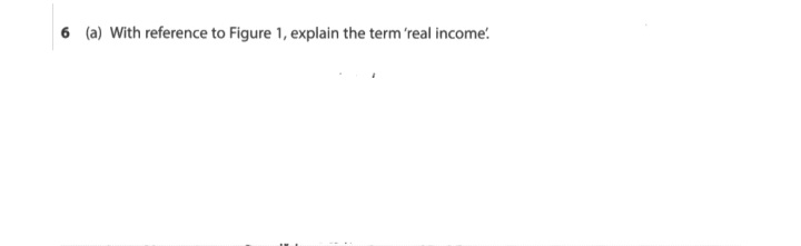 imports and exports. Many candidates explained this nice and clearly and, as