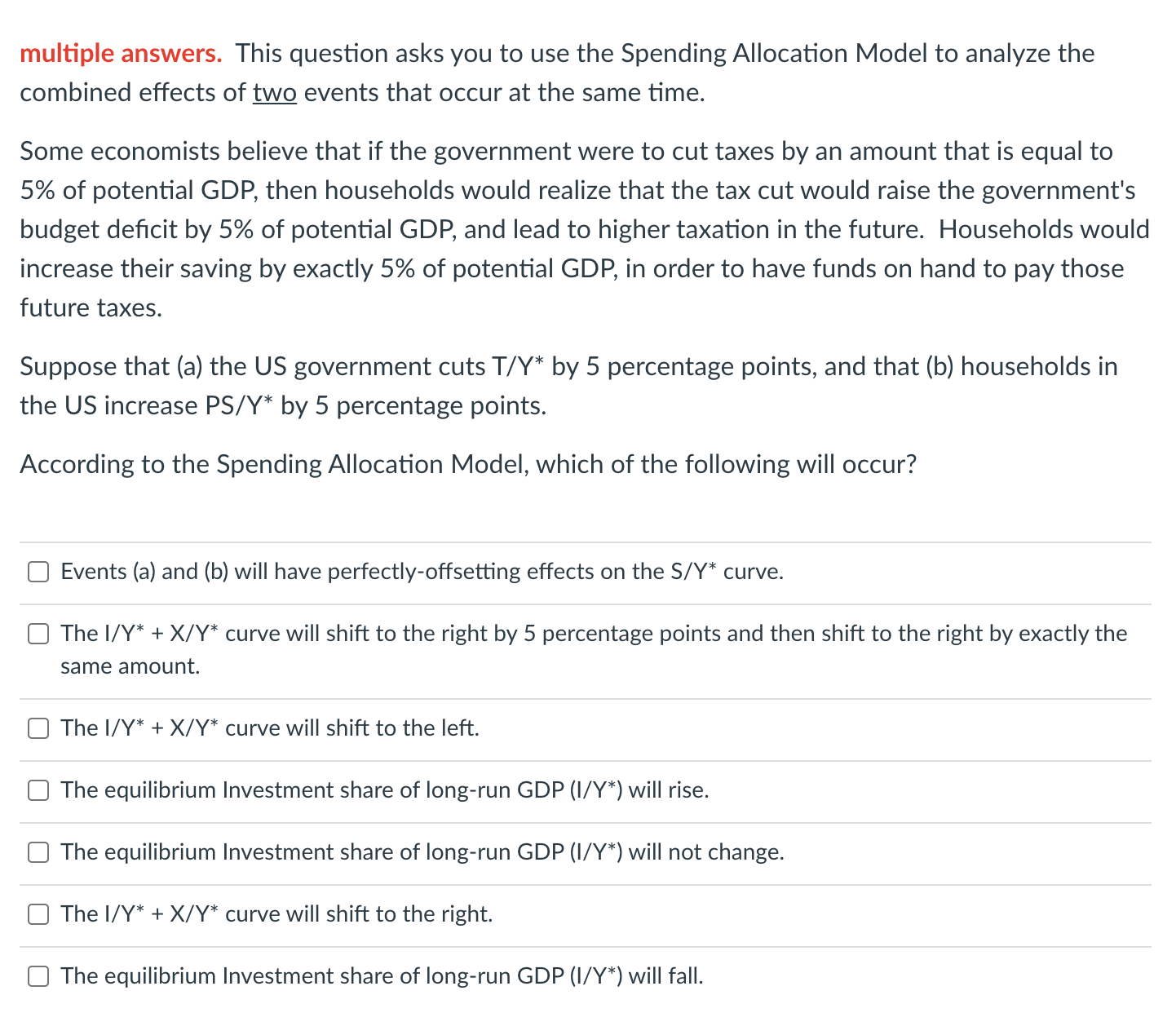 How would I go about solving this problem? There are multiple answers