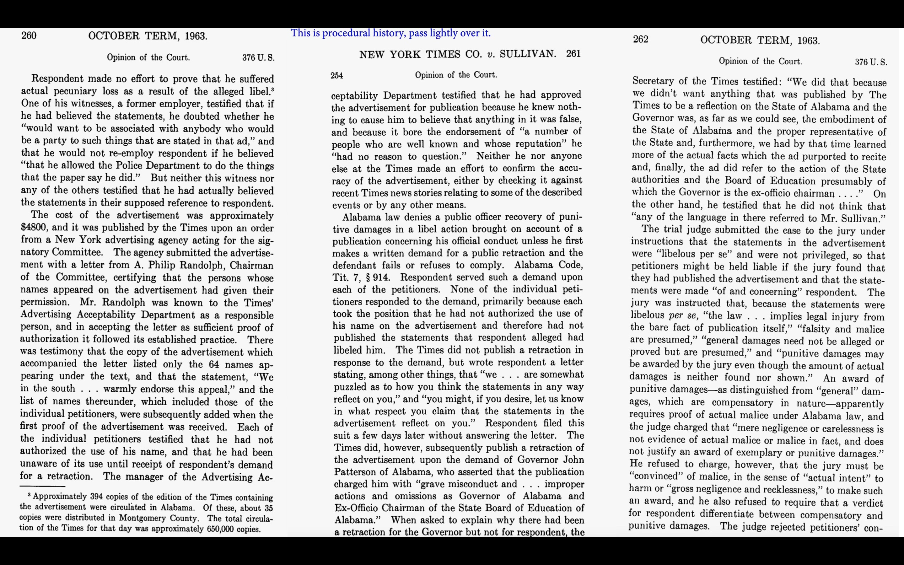 when speech (especially about public figures) crosses the line into defamation (slander