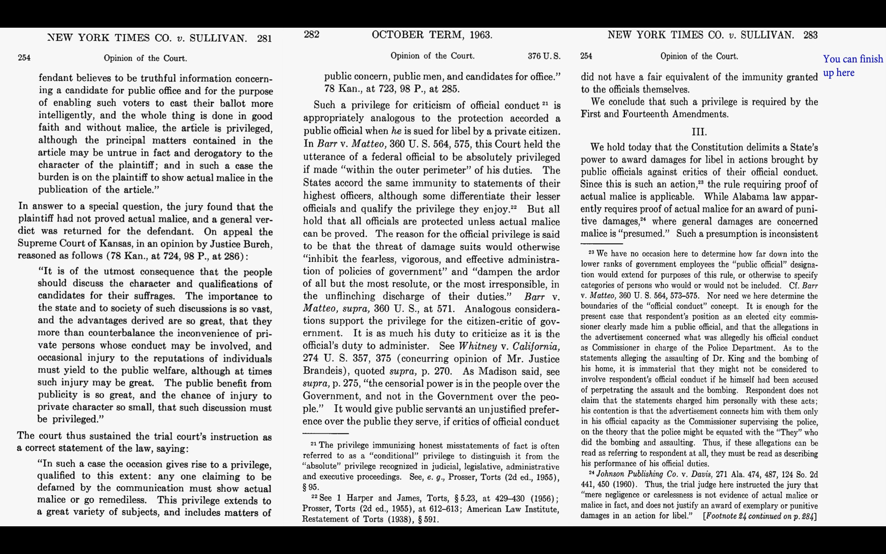 points that the majority addresses?the most important ones for us are b