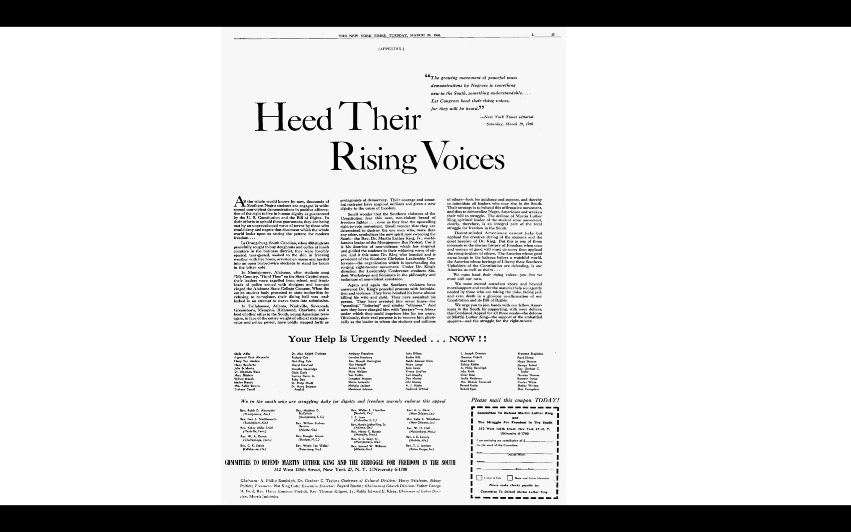 e.g. if someone defames you by leaving a whole bunch of spammy