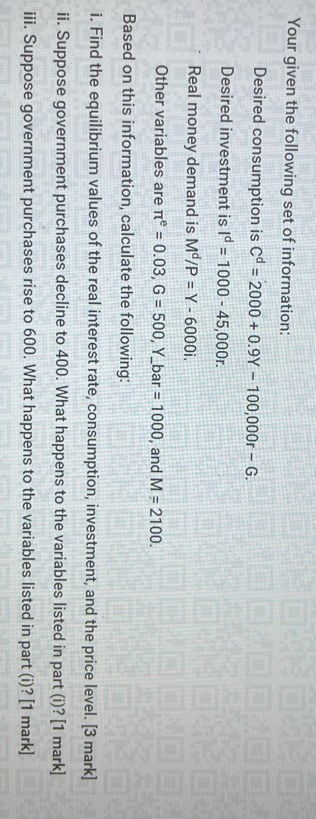 Can you type the answer for me? Your given the following set