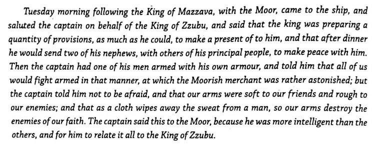 OBSERVED IN EVERY SENTENCE IN THE PARAGRAPH. Making for the south-east we