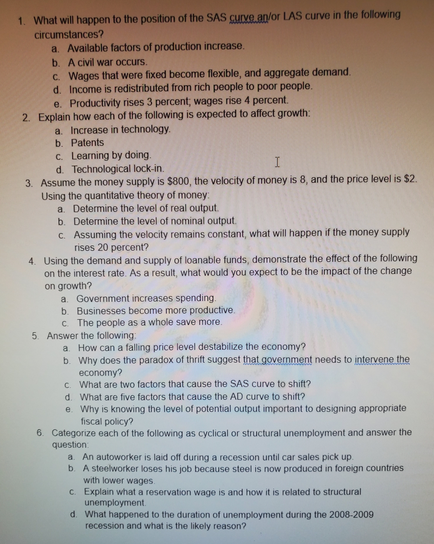 need help please 1. What will happen to the position of the