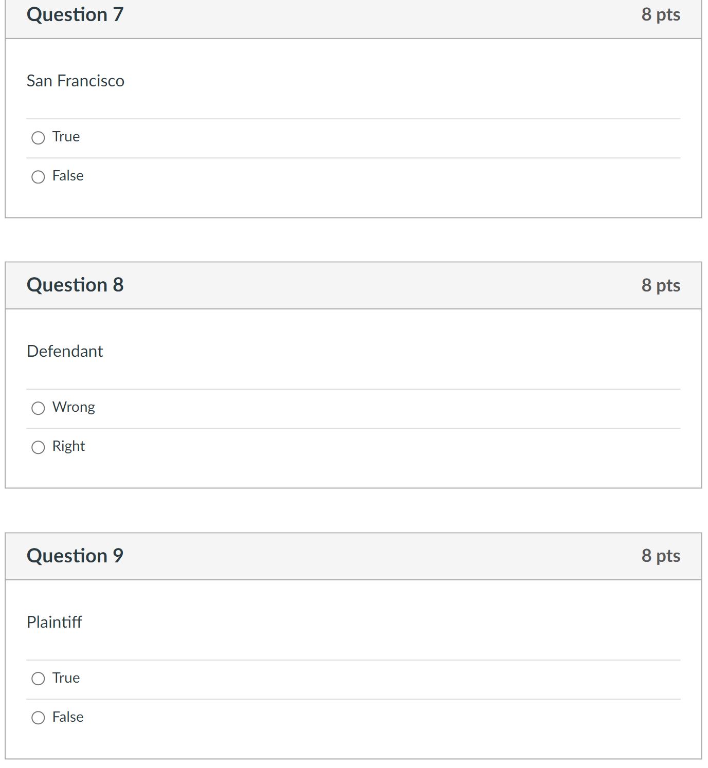 the most common type of breach of contract remedy? O Restitution O