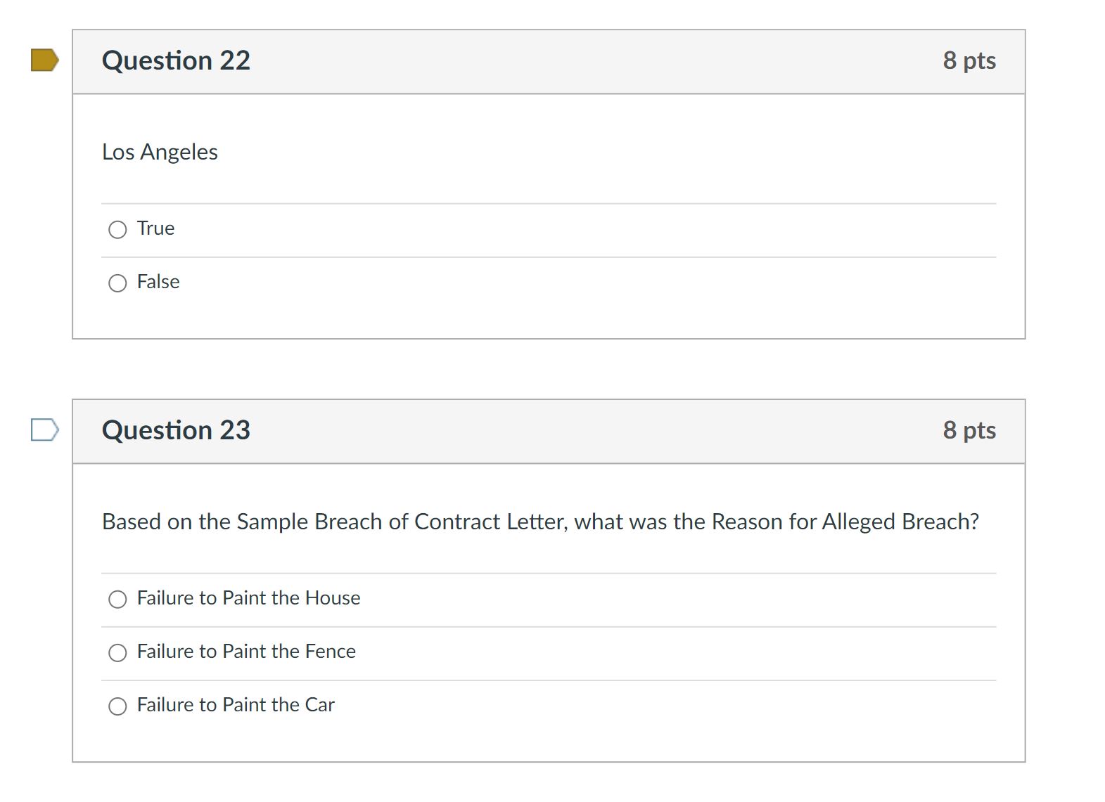your back, this is called: O No harm, as long as they
