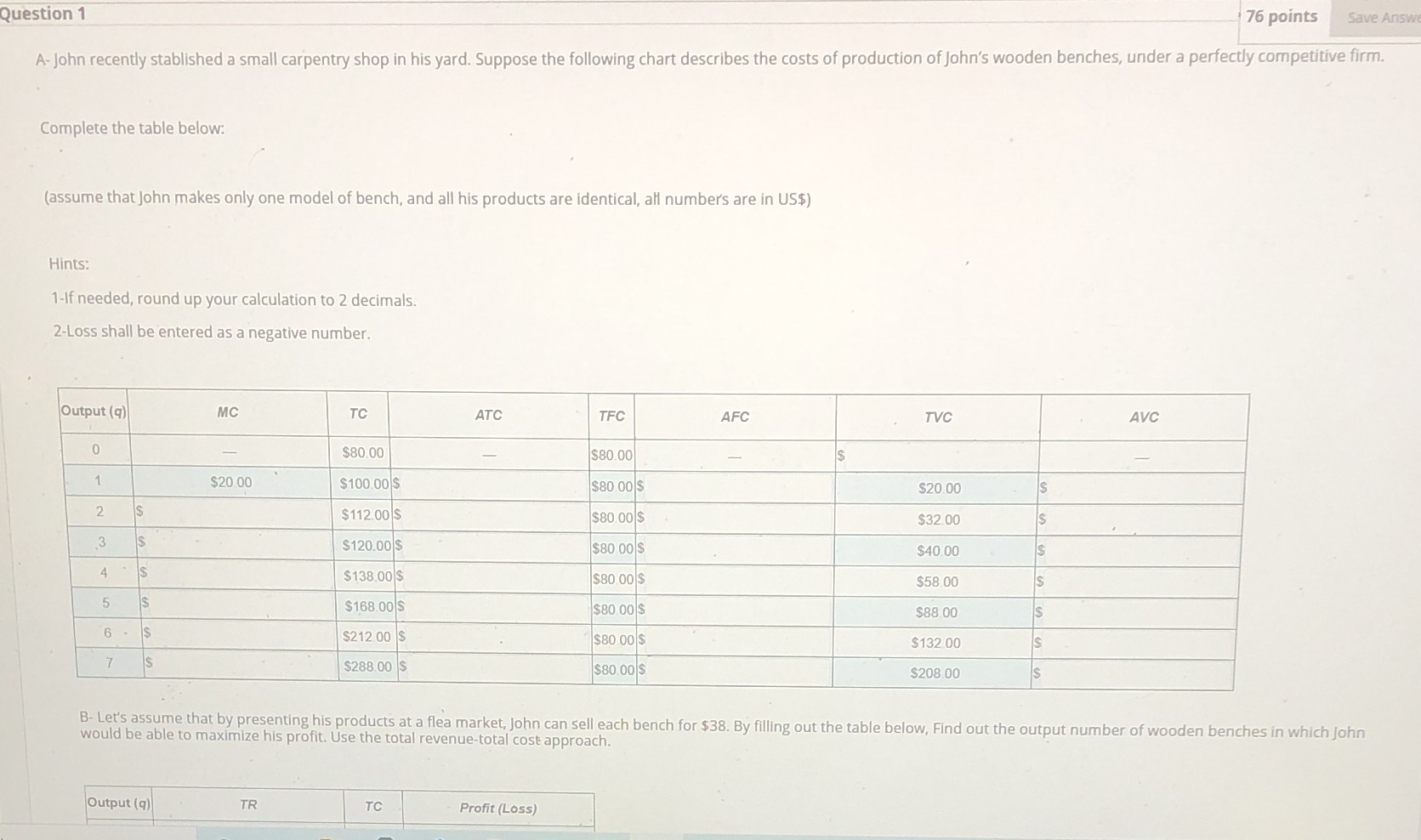 To whom going to solve this problem please there are 2 parts
