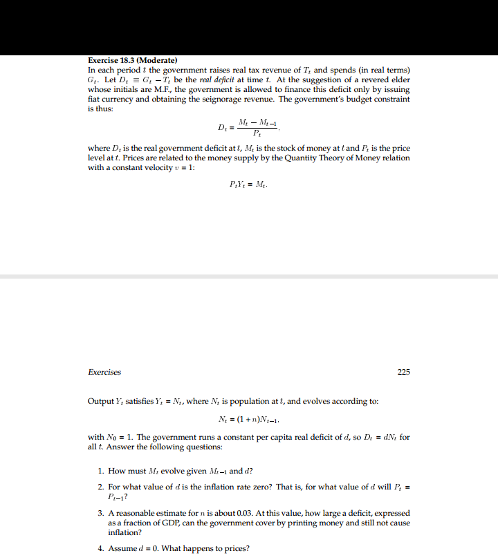L as follows: U(C, L) = 2VC -L. The government levies a
